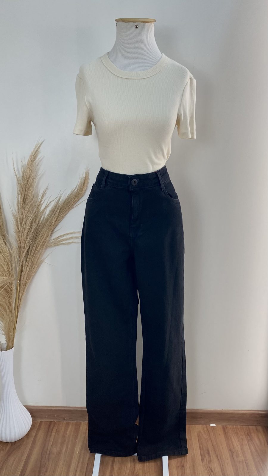 CALÇA FEM ADT RETA REF.TE22187 PTO 42.