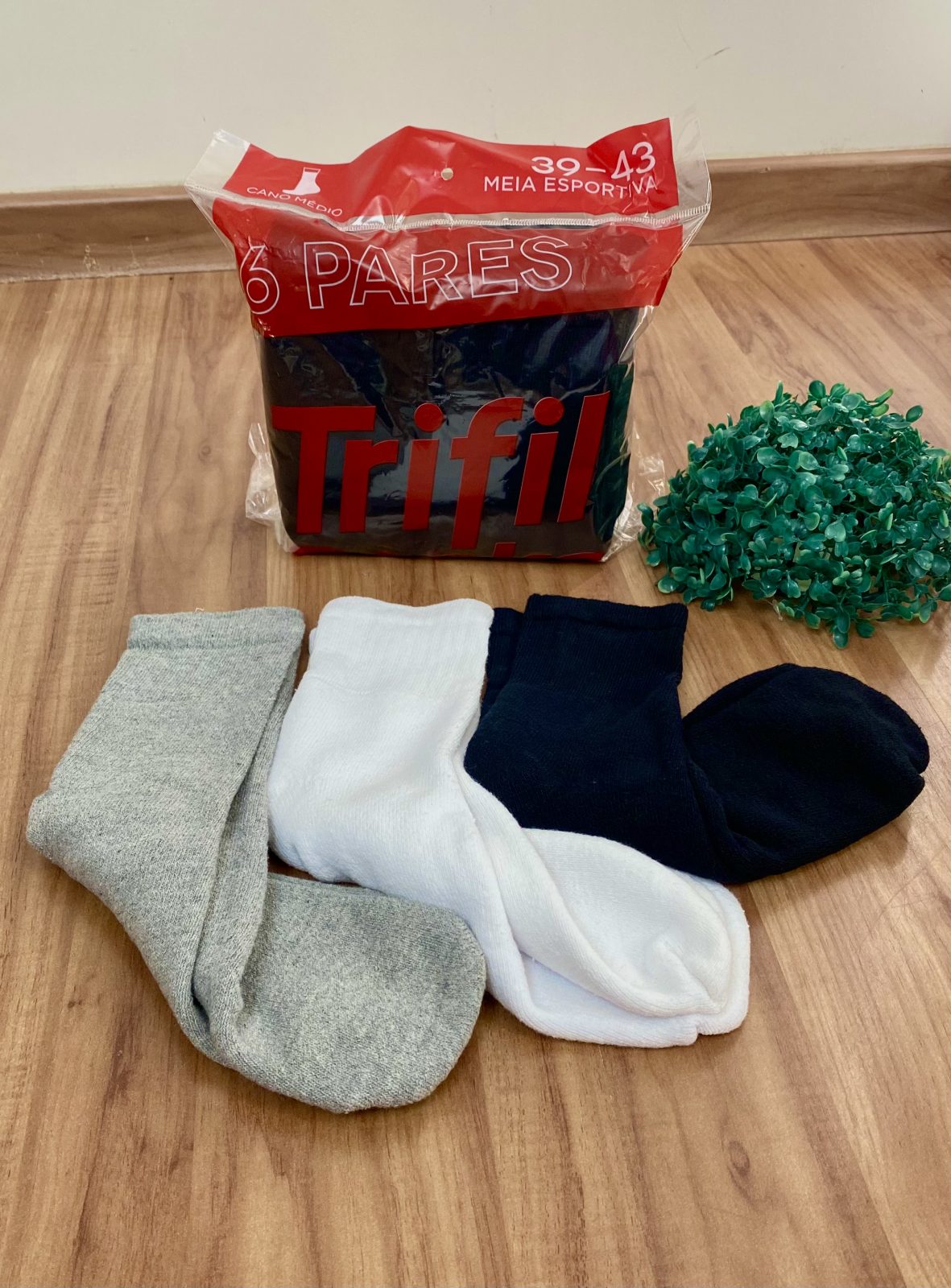 KIT MEIA MASC ATOALHADA REF.T08720 STD 39A43.