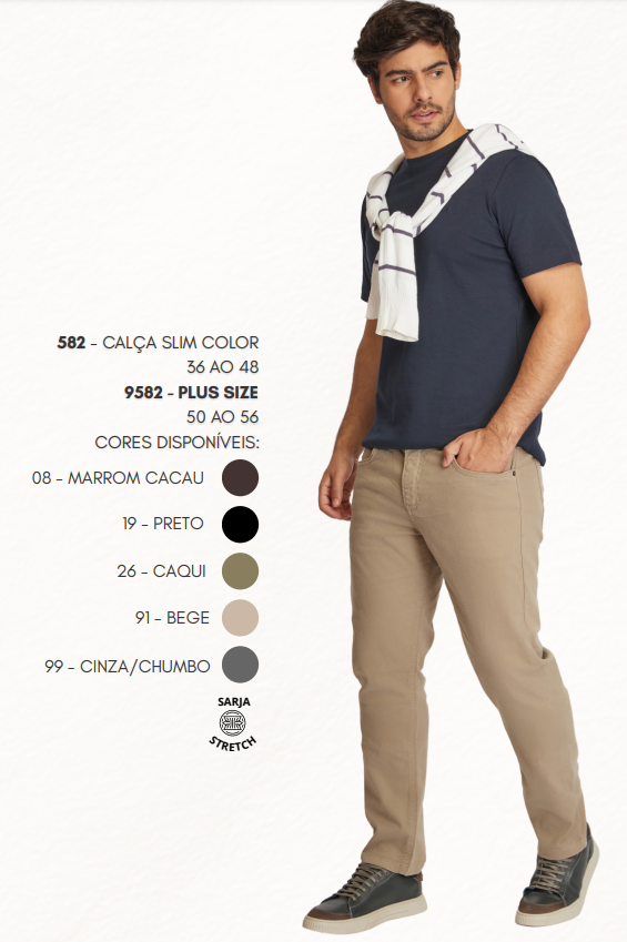 CALCA MASC ADT SLIM REF.582 08/MRR 46.