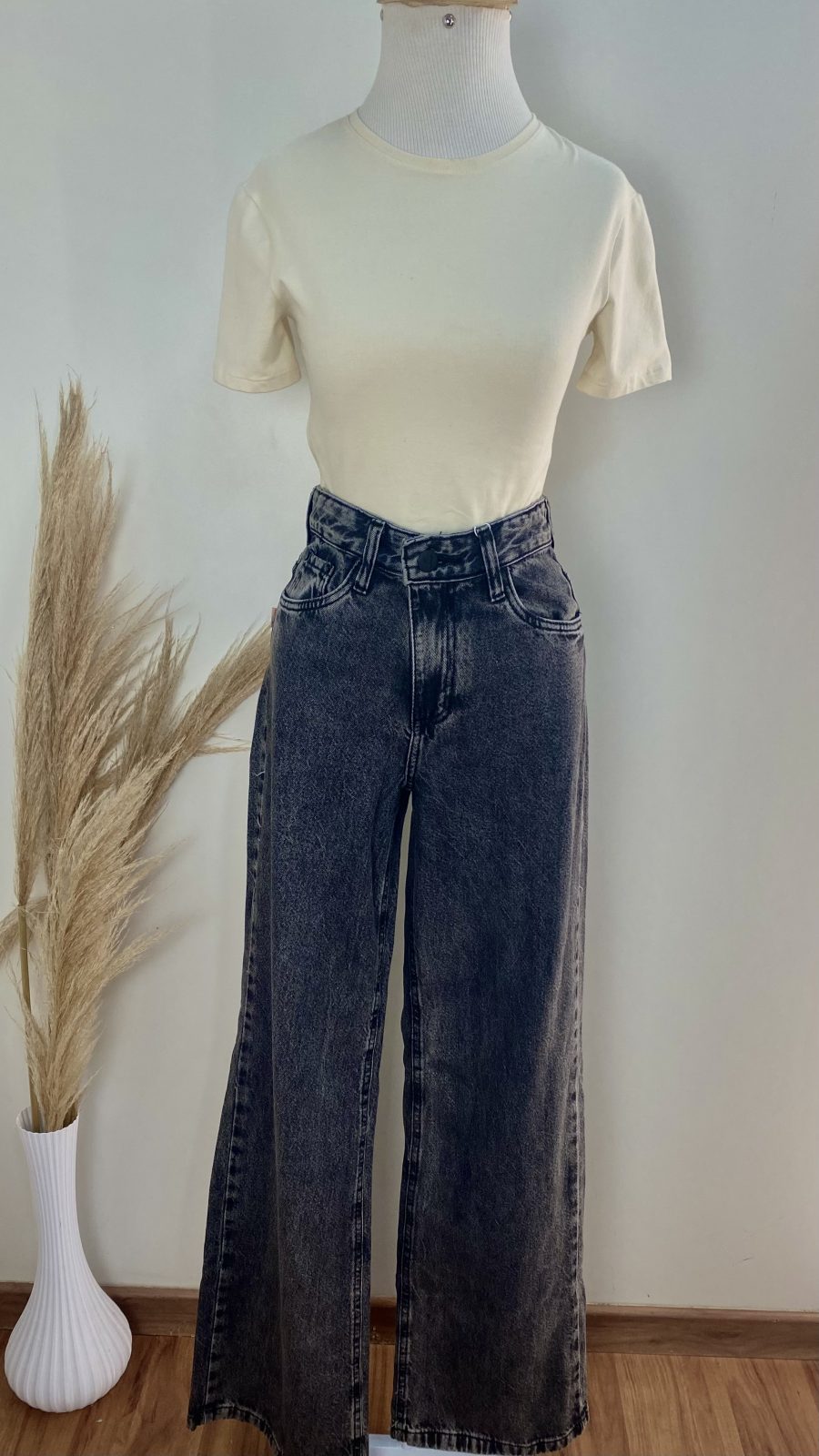 CALÇA FEM ADT WIDE LEG REF.8104 GRFT 40.