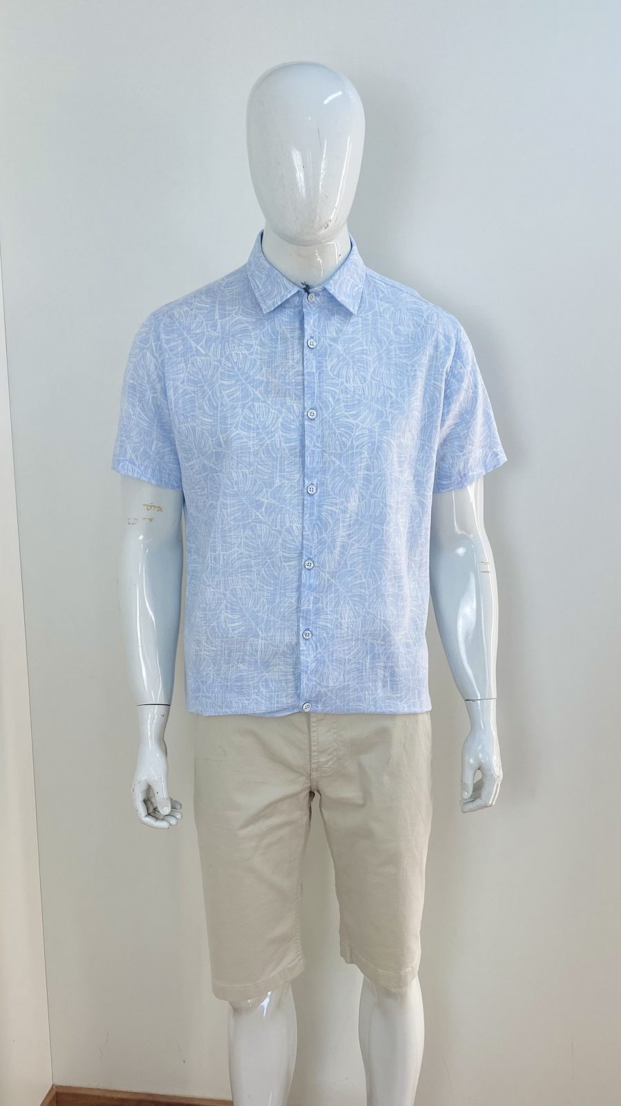 CAMISA MASC MM ABRT REF.25600 AZL/ESTP P.